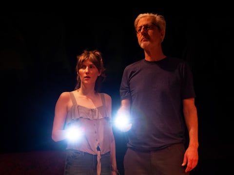 Stephanie Altholz & Tim Kniffin appear in "Slowgirl" at Capital Stage.