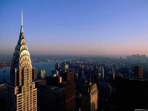 The Chrysler Building and the New York skyline
