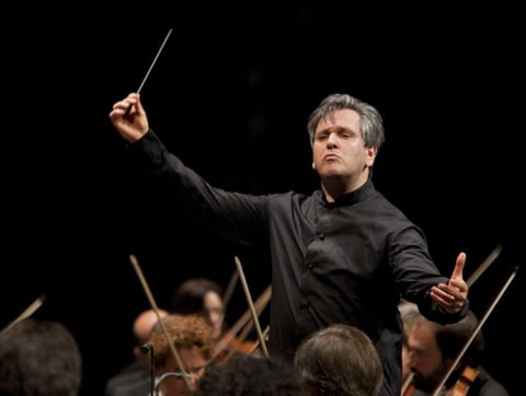 Antonio Pappano conducts the Orchestra of the National Academy of Saint Cecilia in Rome,