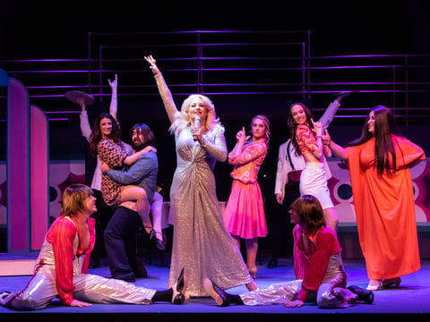 The cast of the Sacramento Theatre Company's production of "Disaster!"