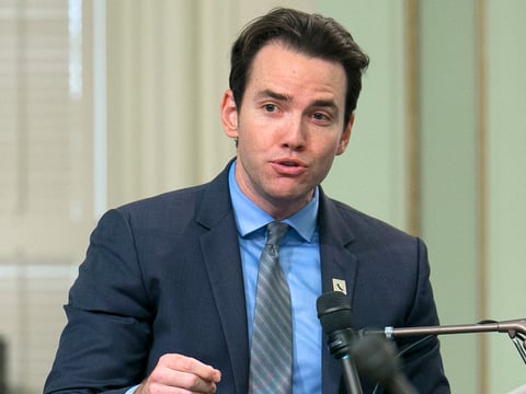 This Aug. 31, 2017 file photo shows Assemblyman Kevin Kiley, R-Rocklin at the Capitol. Kiley will face off against fellow Republican Assemblyman Brian Dahle, of Bieber, in the June 4 special general election to fill the vacant Senate District 1 seat.