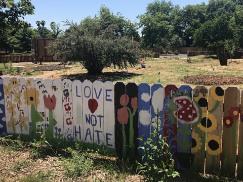 The Oak Park Art Garden is a formerly vacant lot at the corner of Martin Luther King, Jr. Boulevard and 12th Avenue in the Oak Park neighborhood of Sacramento.