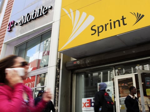 Ten state attorneys general are suing T-Mobile and Sprint to try to block their merger.