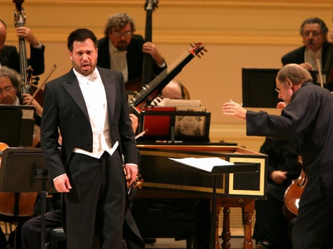 Singer David Daniels, performing at New York's Carnegie Hall in 2004.
