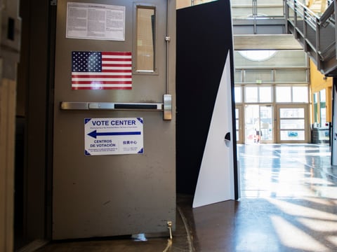 Voting Center in Sacramento.