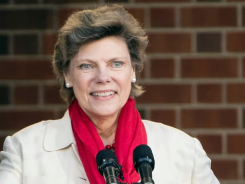 In this April 19, 2017, file photo, Cokie Roberts speaks during the opening ceremony for Museum of the American Revolution in Philadelphia. Roberts, a longtime political reporter and analyst at ABC News and NPR has died.