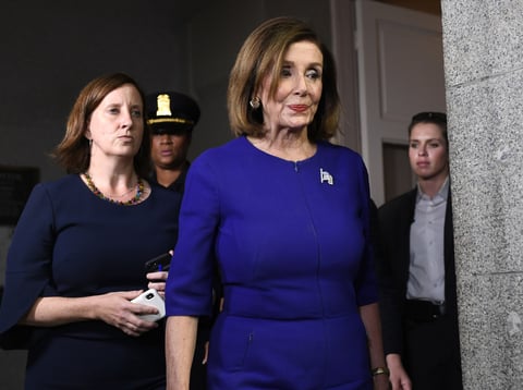 House Speaker Nancy Pelosi on Capitol Hill Tuesday.