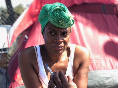 Shawnda Thornton has been homeless for about three years. She currently lives in Venice, CA.