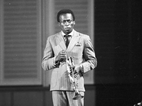 Miles Davis, onstage in West Germany in 1959.