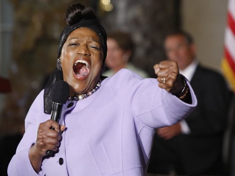 Jessye Norman performs at a ceremony on the 50th anniversary of the March on Washington for Jobs and Freedom at the U.S. Capitol in 2013.