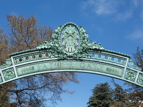 Entrance to UC Berkeley on September 6, 2019.