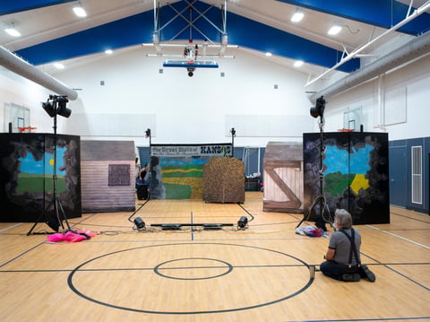 A new gymnasium at Burnt Ranch Elementary School in Trinity County, where it took more than two years to address a massive mold problem. A backlog of school facilities repairs across California prompted Proposition 13 on the March 2020 ballot.