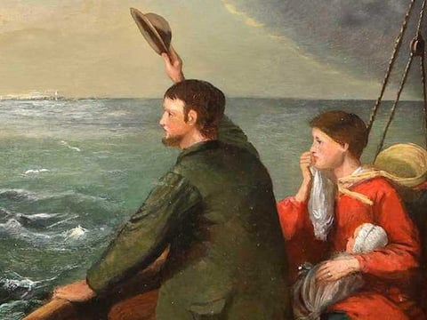 "The Emigrants' Last Farewell," Alfred Grey (1845-1926)