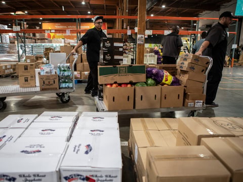 Alameda County Community Food Bank is facing volunteer shortages as coronavirus spreads.