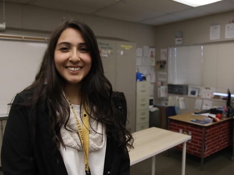 Andrea Rodriguez is a fourth grade teacher at Language Academy of Sacramento who is using tools like the video communication app Zoom and Google Forms to continue to teach her students amid school closures.