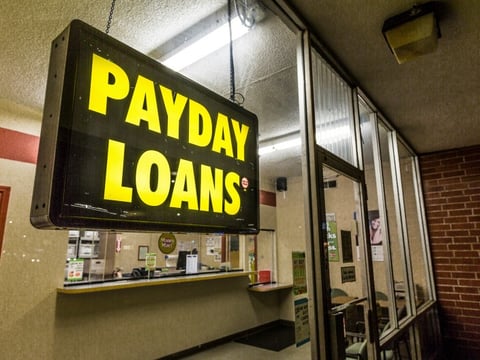 Experts advise people who are suffering lost income during the coronavirus pandemic to avoid high-APR payday loans.