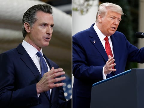 Gov. Gavin Newsom and President Donald Trump have ditched their regular politics during the coronavirus crisis. Newsom’s recent unexpected praise for Trump could be a strategy to ensure the state gets the help it needs, says one political strategist.
