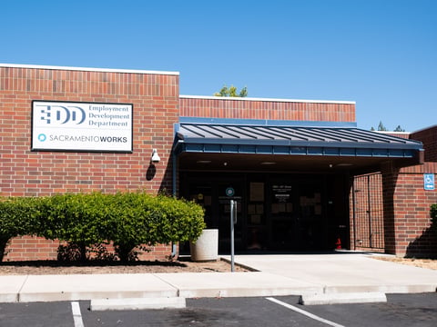 The Employment Development Department office on Broadway in Sacramento.