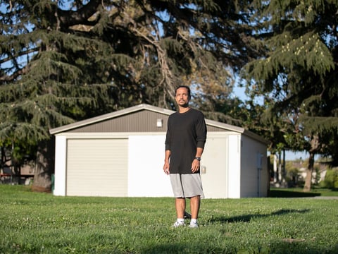 Chris Scull, who was incarcerated at San Quentin for 22 years and released last month, tested positive for COVID-19 in June while in prison.
