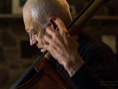 Jazz bassist Gary Peacock