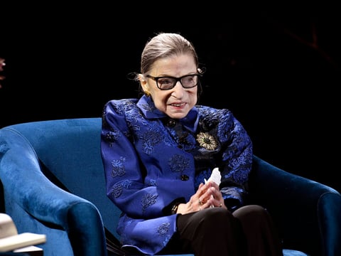 Ruth Bader Ginsburg died on Friday at the age of 87.