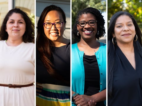 (From left) Katie Valenzuela, Mai Vang, Tamika L'Ecluse and Zima Creason.