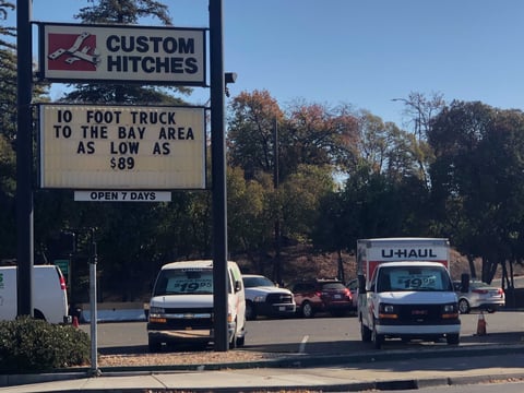 Moving companies discounts rental to help move vehicles in areas they’re depleted.