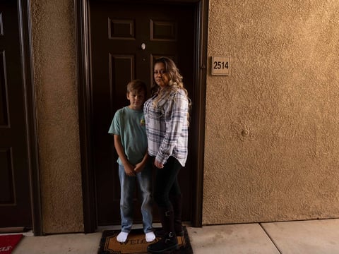 Teresa Trabucco is a waitress and can only work weekends when her son isn’t in class. She’s falling behind on rent and considering moving out of state.