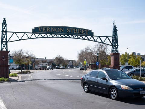 Vernon Street in Roseville, Calif. on March 5, 2020.