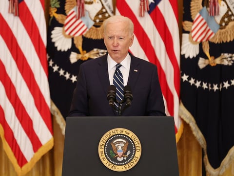 President Biden gives his first news conference of his presidency Thursday at the White House.