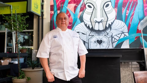 Ernesto Delgado at his Downtown Sacramento Restaurant, Mayahuel, Thursday April 15, 2021.