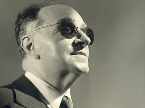 Joaquín Rodrigo in 1960 | photo by Juan Gyenes