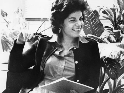 Susan Stamberg co-hosted All Things Considered from 1972 until 1986 — she's the first woman to anchor a daily national news program in America. She is now an NPR special correspondent.