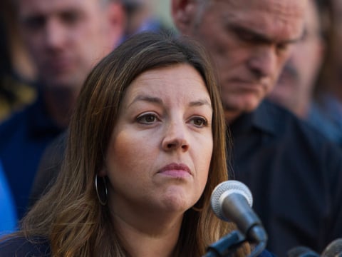 Councilmember Angelique Ashby announces her candidacy for mayor of Sacramento Oct. 21, 2015.