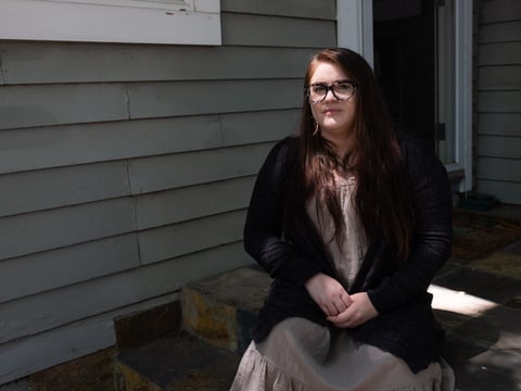 Erica Jaramillo outside her Sacramento home on Monday, May 17, 2021.