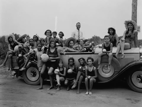 YWCA camp for girls. Highland Beach, Maryland, 1930. These photos are from the Scurlock Studio Collection at the Smithsonian National Museum of American History. Read more about the photos at the end of this story.