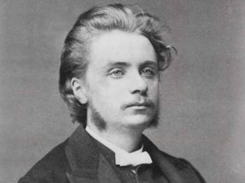Edvard Grieg (1843-1907) in 1866