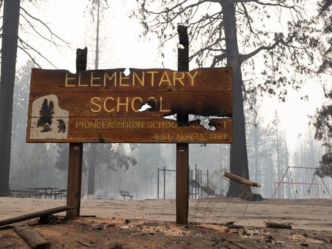 Walter Tyler Elementary in Grizzly Flats, Calif. Tuesday, August 17, 2021.