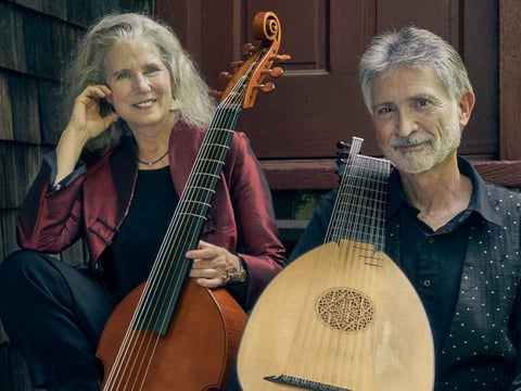 The lute and viola da gamba duo — Carolyn Surrick & Ronn McFarlane
