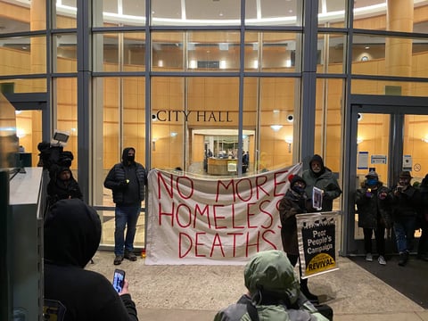 The 8th Annual Homeless Memorial Candlelight Vigil took place on Tuesday, December 22, 2021. 139 names were read, the most that’s been read since the event began in 2013.