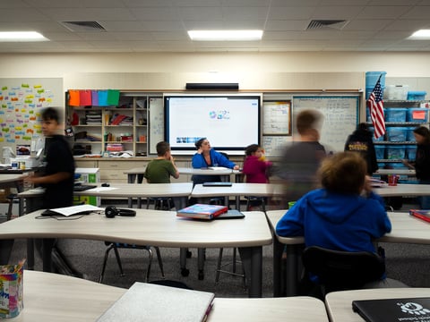 A new classroom at Burnt Ranch Elementary School in Trinity County on Dec. 13, 2019.