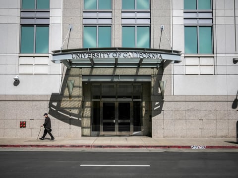 The University of California Office of the President offices in downtown Oakland on May 19, 2022.