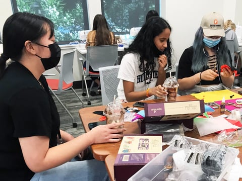 Students in University of the Pacific's Innovation with Purpose course learn how to design and make wearable art.