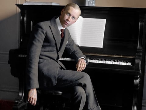 Sergei Prokofiev | Color by Klimbim (Olga Shirnina) who grants free use.
