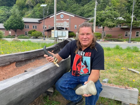 Yurok Canoe Builder David Eric Severns.