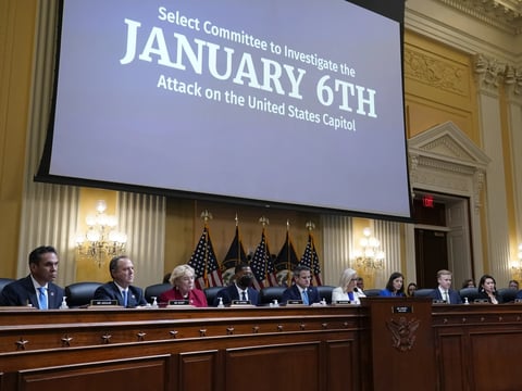 The House select committee investigating the Jan. 6 attack on the U.S. Capitol holds a hearing on July 21, 2022.