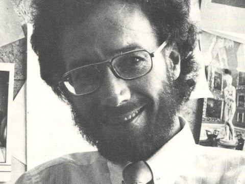 Charles Starzynski, former CapRadio program director, in 1986.