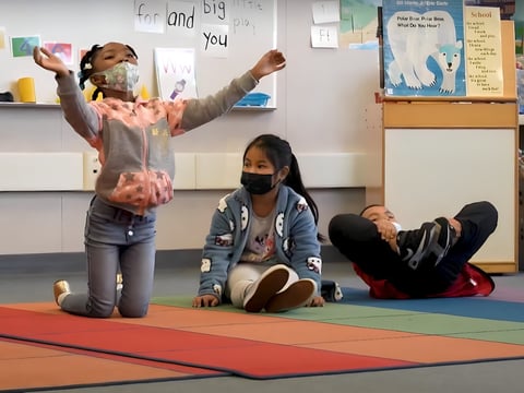 SCUSD elementary school students take a NorCal Art class.
