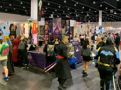 Visitors walk through the SacAnime convention on Friday, Sept. 1, 2023.