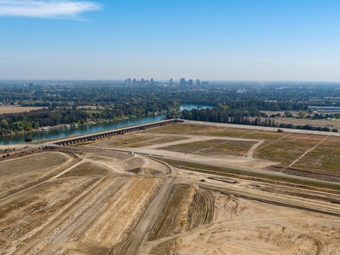 The Lower Elkhorn Basin Levee Setback project is located north of West Sacramento and west of Natomas. The goal is to expand the capacity of the existing Sacramento and Yolo bypass areas.
